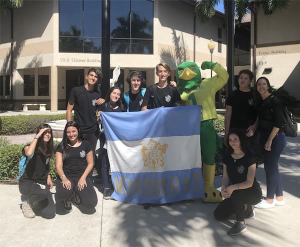 Students visiting from Argentina