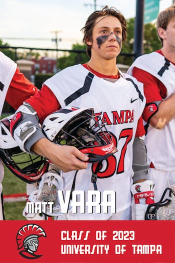 Matt Vara Class of 2023 University of Tampa