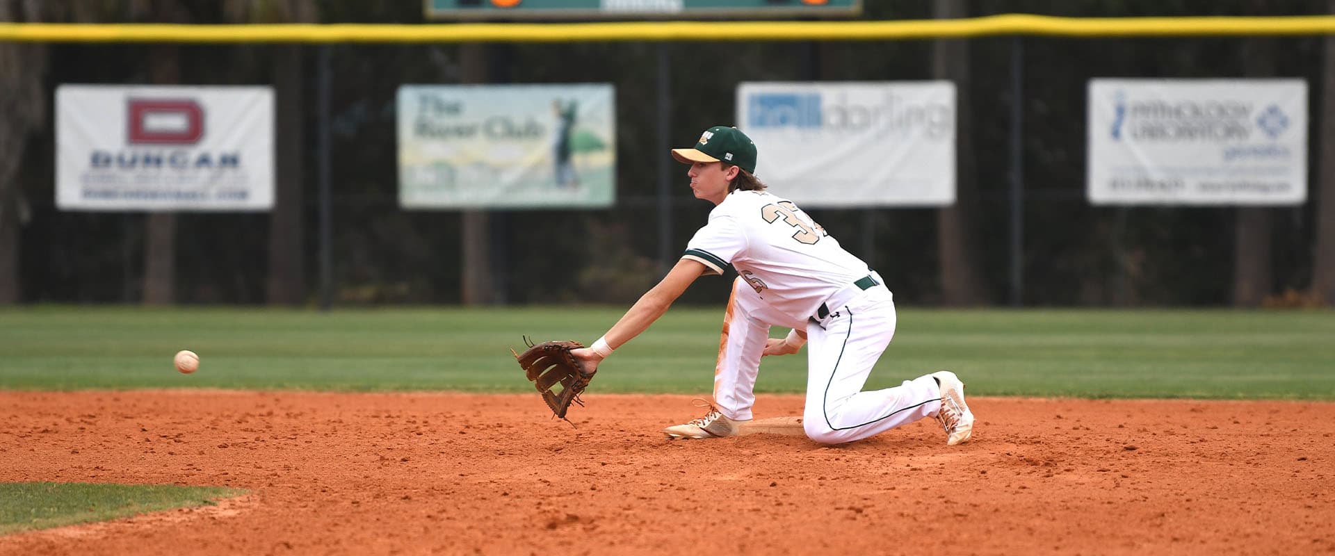 Baseball players on the field